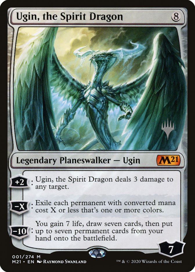 Ugin, the Spirit Dragon (Promo Pack) [Core Set 2021 Promos]-1