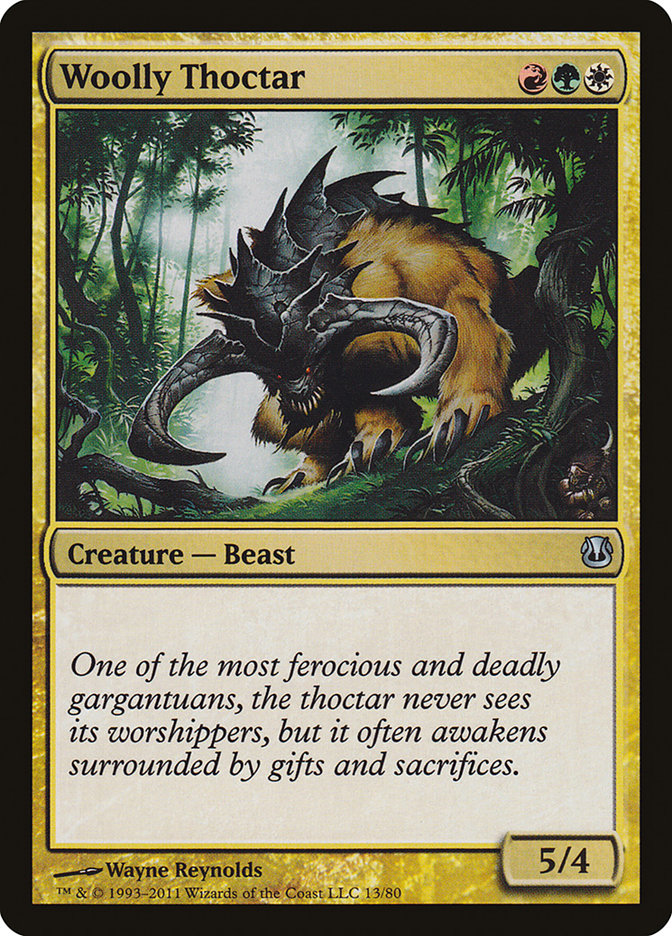 Woolly Thoctar [Duel Decks: Ajani vs. Nicol Bolas]-1