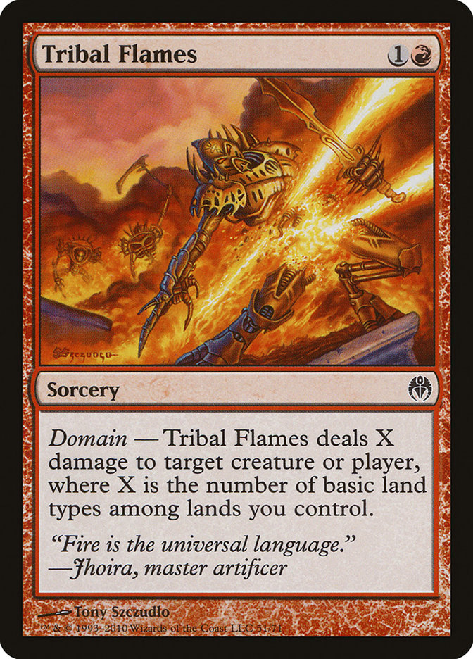 Tribal Flames [Duel Decks: Phyrexia vs. the Coalition]-1