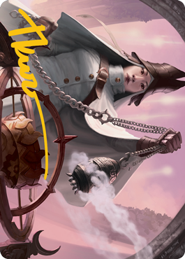 Celestus Sanctifier Art Card (Gold-Stamped Signature) [Innistrad: Midnight Hunt Art Series]-1