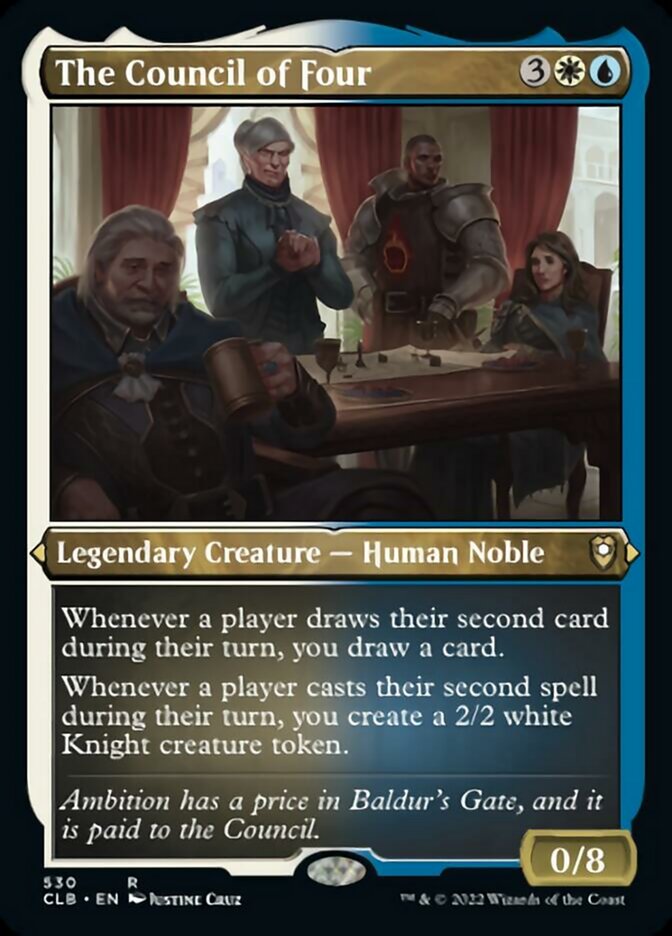The Council of Four (Foil Etched) [Commander Legends: Battle for Baldur's Gate]-1