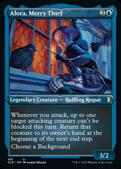 Alora, Merry Thief (Foil Etched) [Commander Legends: Battle for Baldur's Gate]-1
