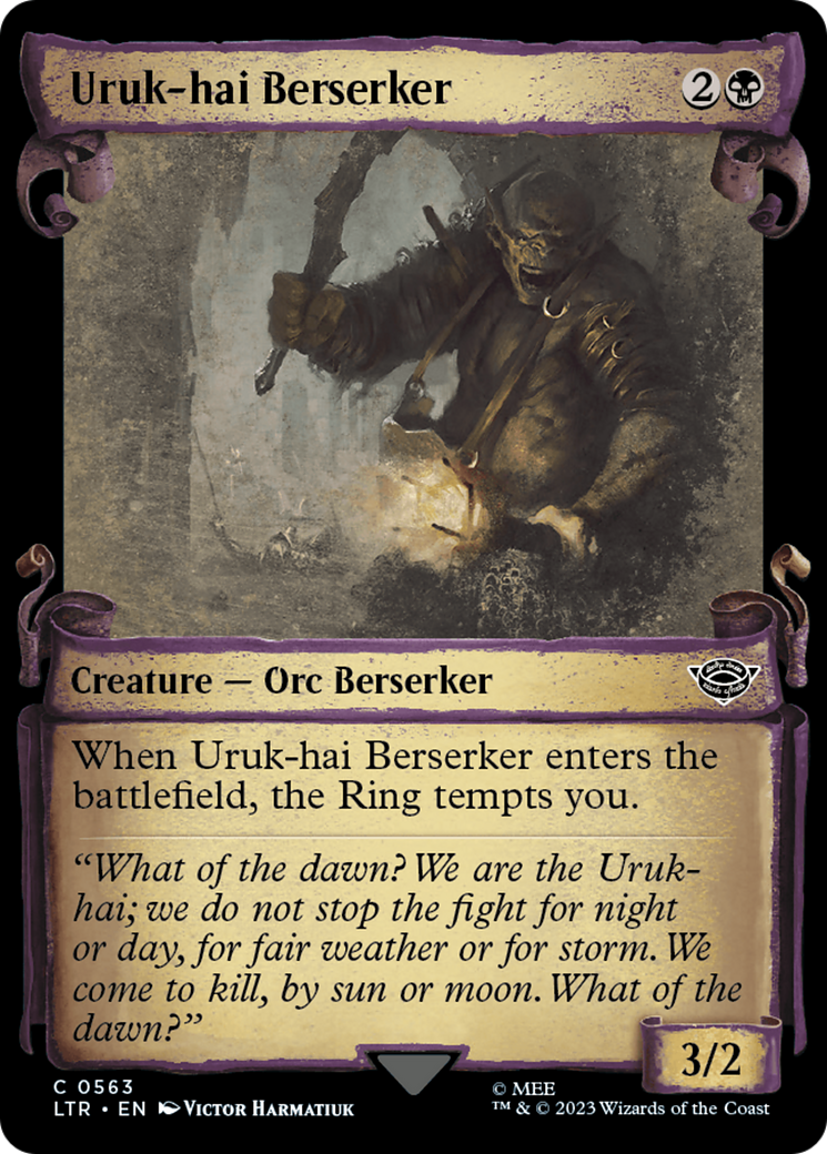 Uruk-hai Berserker [The Lord of the Rings: Tales of Middle-Earth Showcase Scrolls]-1