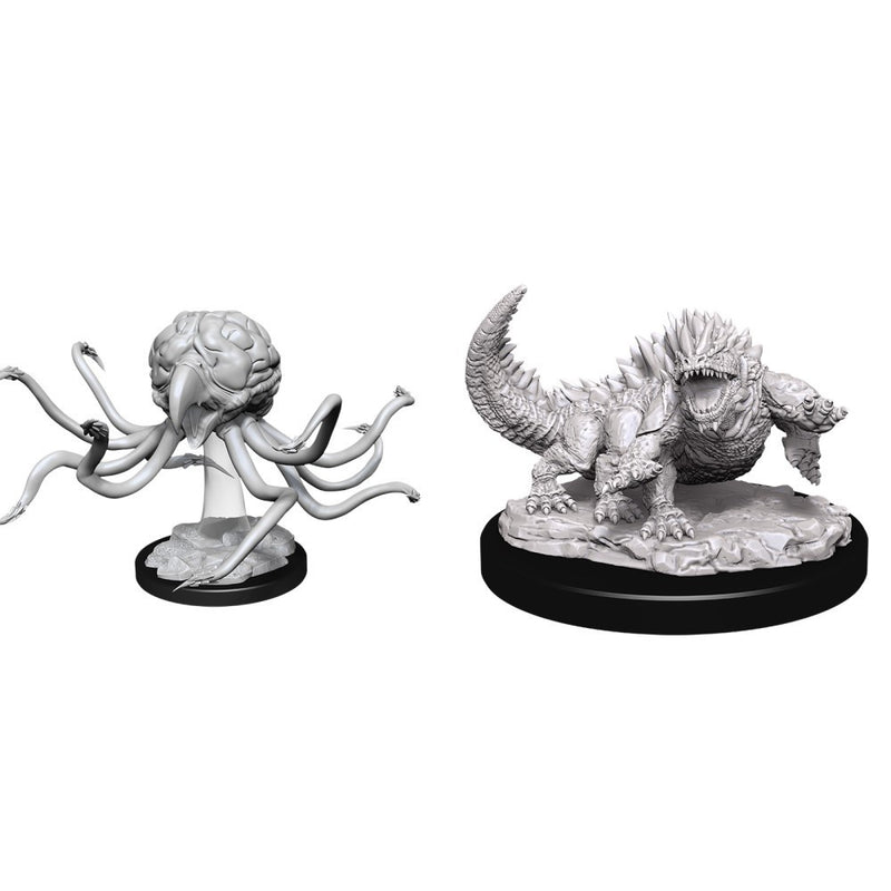 D&D Nolzurs Marvelous Unpainted Miniatures Grell and Basilisk-1