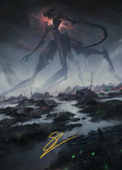 Swamp (1) Art Card (Gold-Stamped Signature) [The Brothers' War Art Series]-1