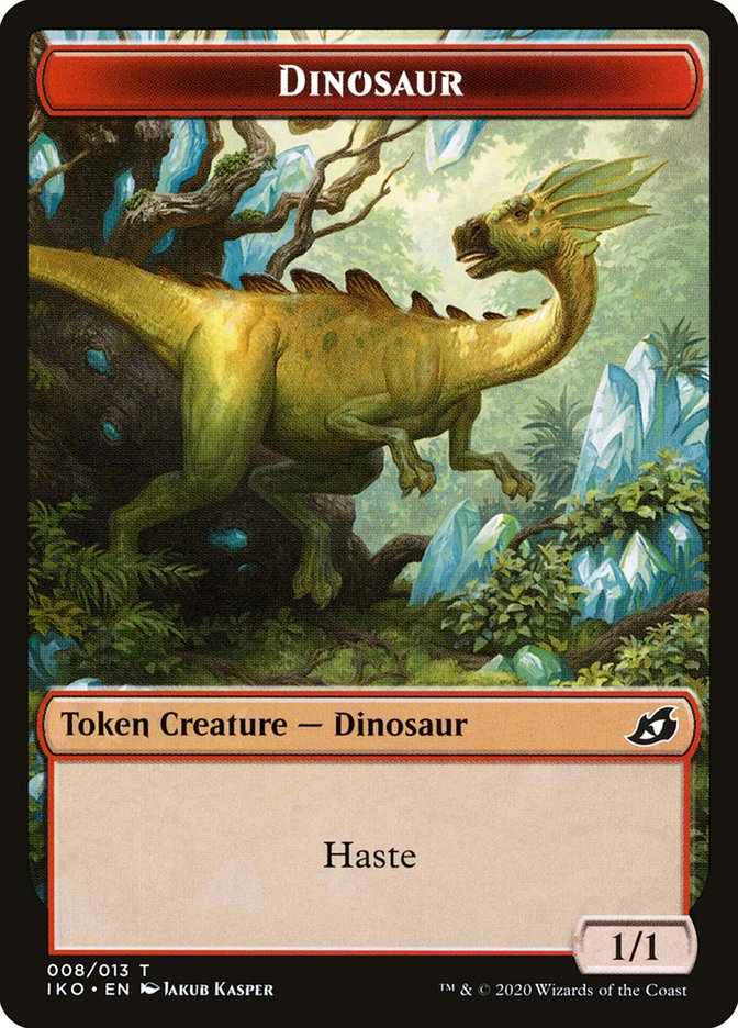Dinosaur Token [Ikoria: Lair of Behemoths Tokens]-1