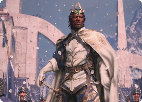 Aragorn, King of Gondor Art Card [The Lord of the Rings: Tales of Middle-earth Art Series]-1