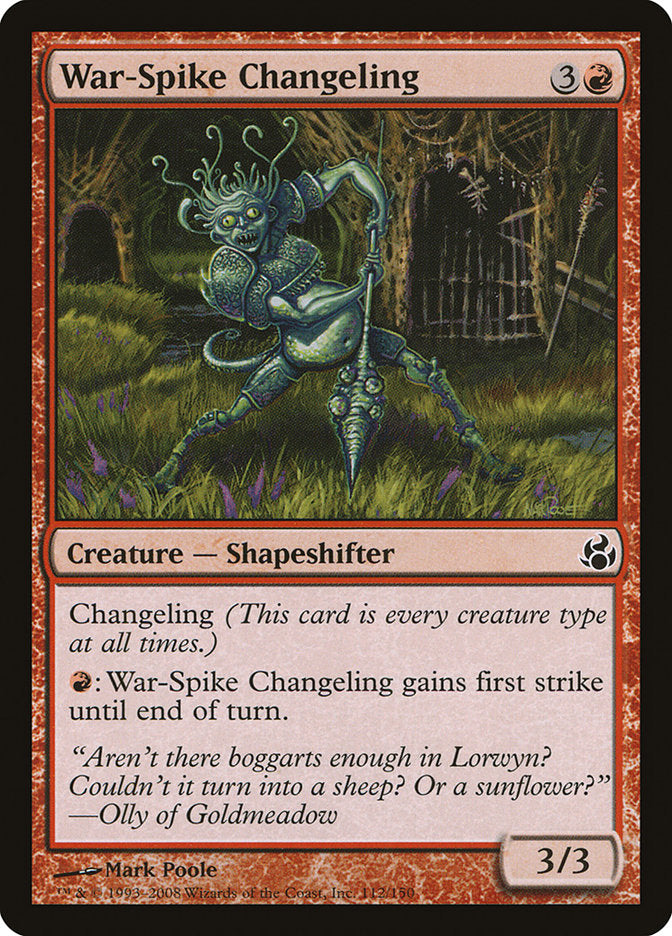 War-Spike Changeling [Morningtide]-1