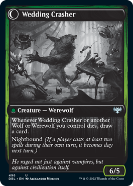 Wolfkin Outcast // Wedding Crasher [Innistrad: Double Feature]-2