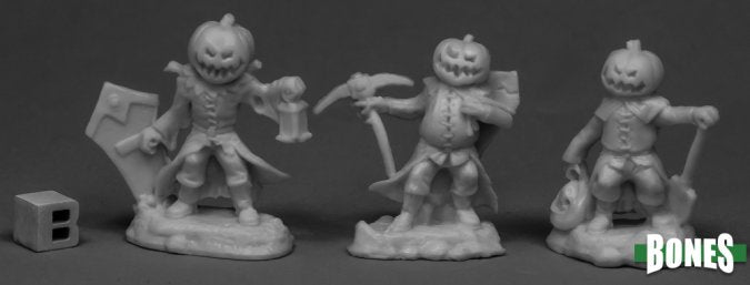 Reaper: Dark Heaven Legends: Pumpkin Minions (3) (metal)-1