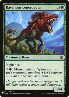 Ravenous Leucrocota [Mystery Booster]-1