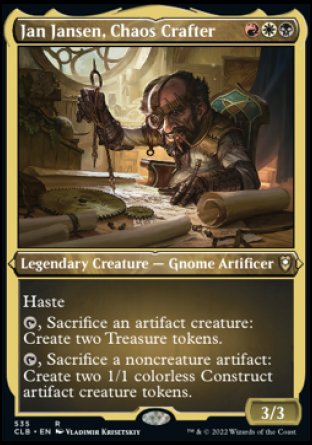 Jan Jansen, Chaos Crafter (Foil Etched) [Commander Legends: Battle for Baldur's Gate]-1