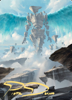 Celestial Colonnade Art Card (Gold-Stamped Signature) [Zendikar Rising Art Series]-1