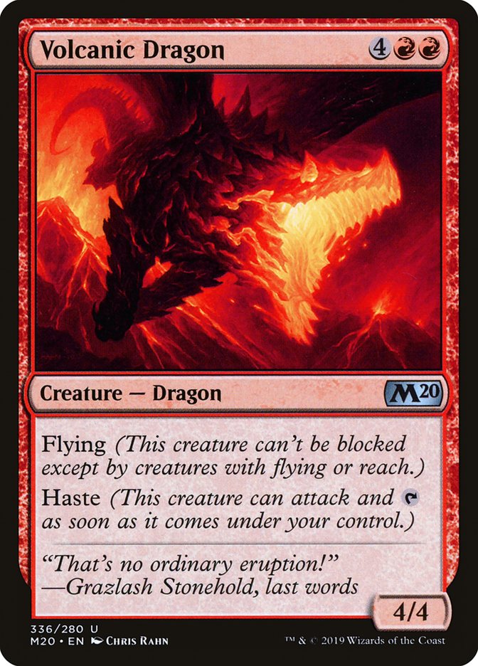 Volcanic Dragon [Core Set 2020]-1