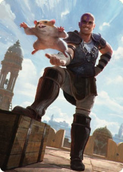 Minsc & Boo, Timeless Heroes Art Card (72) [Commander Legends: Battle for Baldur's Gate Art Series]-1