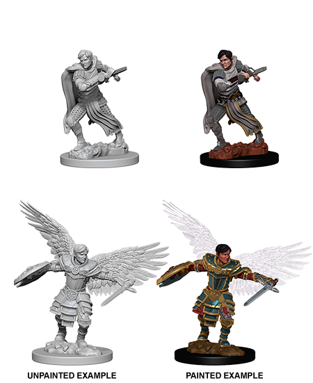 D&D Nolzurs Marvelous Unpainted Miniatures Male Aasimar Fighter-1