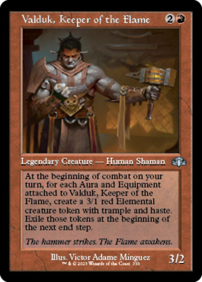 Valduk, Keeper of the Flame (Retro) [Dominaria Remastered]-1
