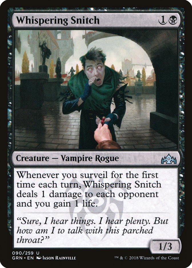 Whispering Snitch [Guilds of Ravnica]-1