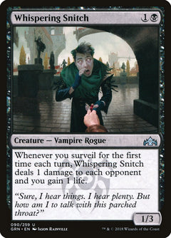 Whispering Snitch [Guilds of Ravnica]-1