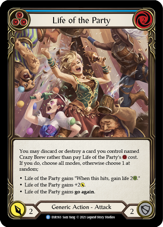 Life of the Party (Blue) [EVR163] (Everfest)  1st Edition Normal-1