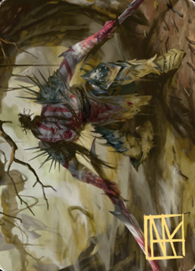Highborn Vampire Art Card (Gold-Stamped Signature) [Zendikar Rising Art Series]-1