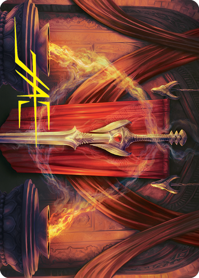 Ramosian Greatsword Art Card (Gold-Stamped Signature) [March of the Machine Art Series]-1