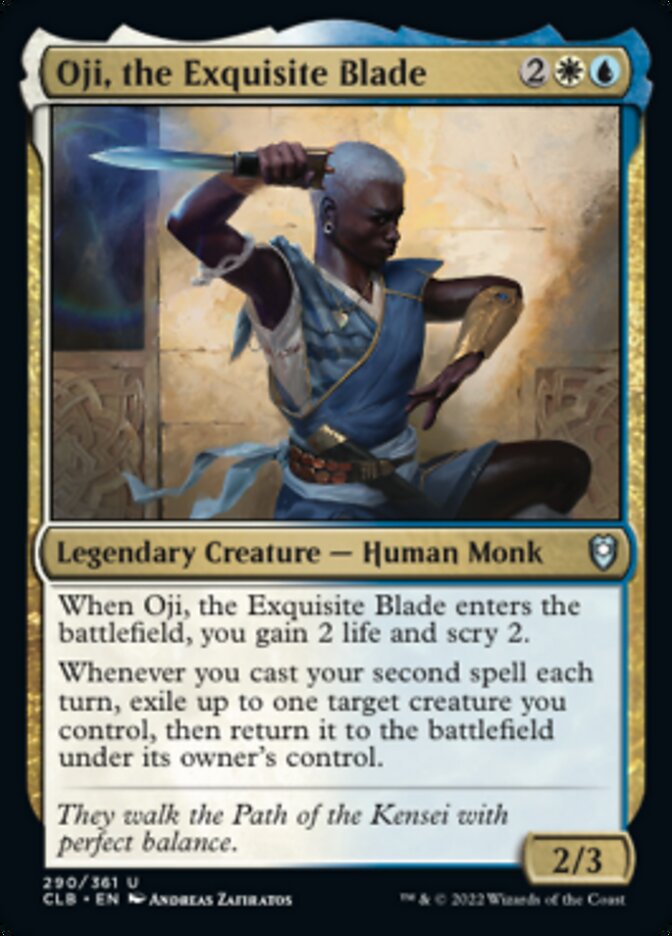 Oji, the Exquisite Blade [Commander Legends: Battle for Baldur's Gate]-1