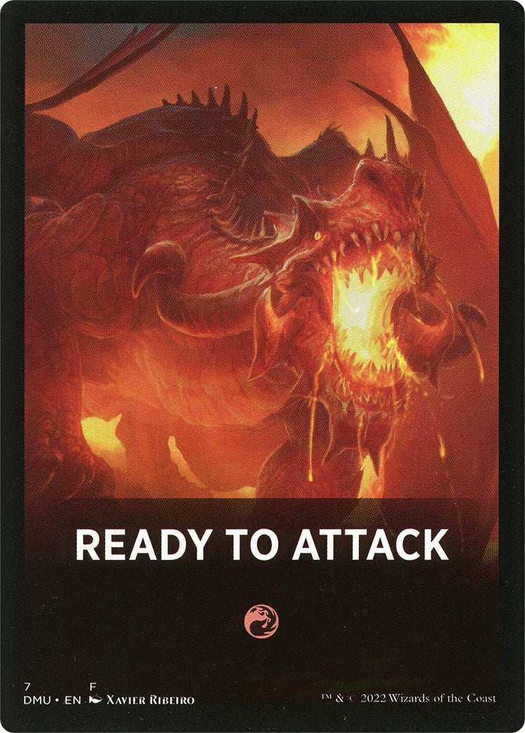 Ready to Attack Theme Card [Dominaria United Tokens]-1
