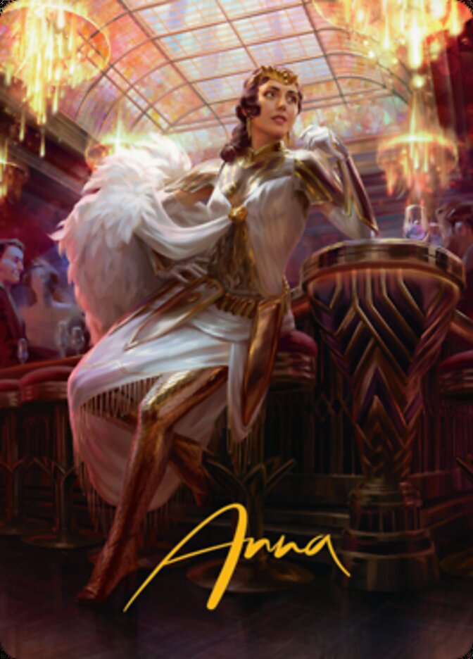 Elspeth Resplendent 1 Art Card (Gold-Stamped Signature) [Streets of New Capenna Art Series]-1
