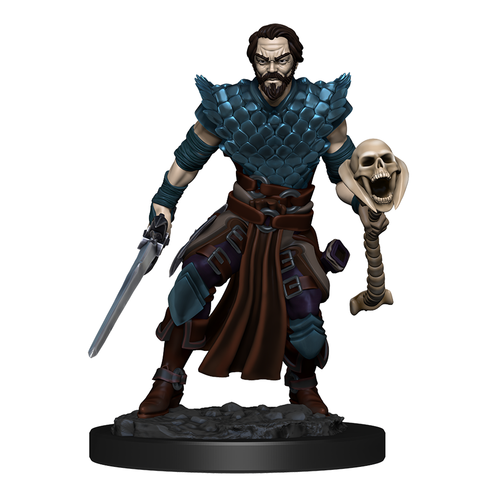 D&D Premium Painted Figures Human Warlock Male-1