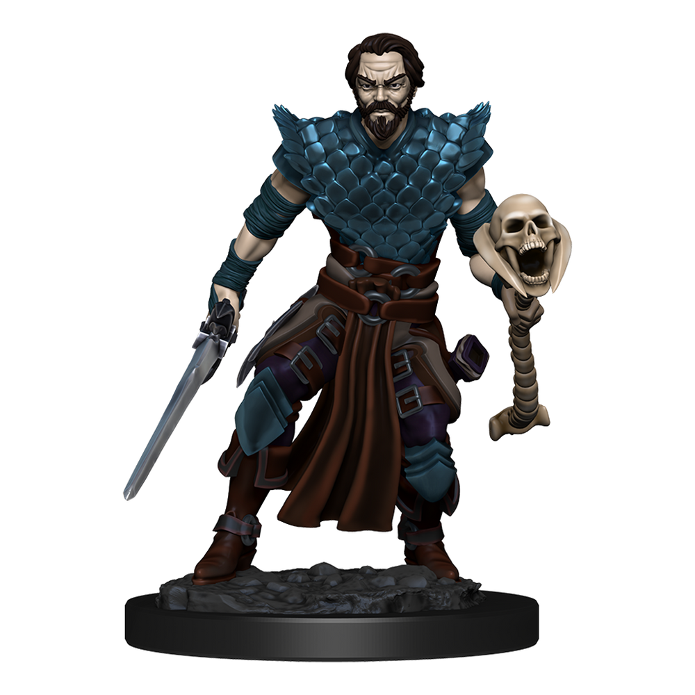 D&D Premium Painted Figures Human Warlock Male