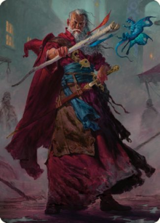 Elminster Art Card (64) [Commander Legends: Battle for Baldur's Gate Art Series]-1