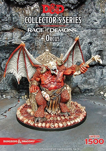 D&D Collectors Series Miniatures Rage of Demons Demon Lord Orcus-1