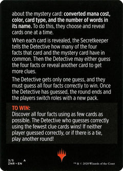 Booster Sleuth (Magic Minigame) [Zendikar Rising Minigame]-2