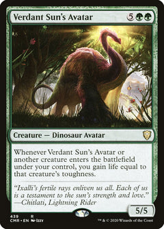 Verdant Sun's Avatar [Commander Legends]-1