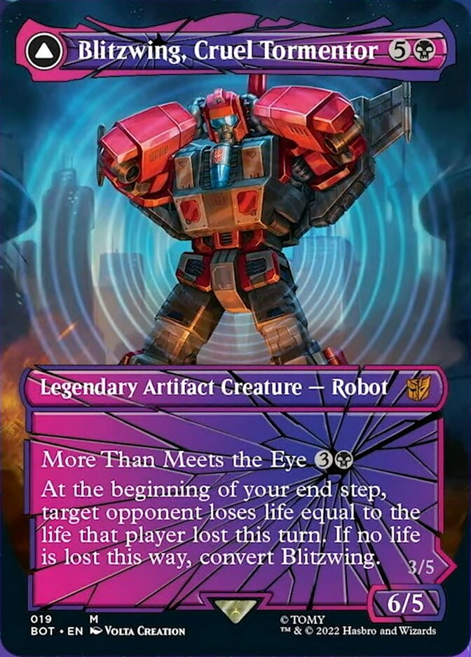 Blitzwing, Cruel Tormentor // Blitzwing, Adaptive Assailant (Shattered Glass) [Transformers]-1