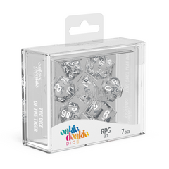 Oakie Doakie Dice RPG Set Translucent - Clear (7)-1