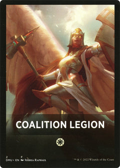Coalition Legion Theme Card [Dominaria United Tokens]-1