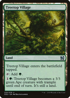 Treetop Village [Duel Decks: Elves vs. Inventors]-1