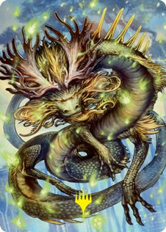 Kura, the Boundless Sky Art Card (Gold-Stamped Signature) [Kamigawa: Neon Dynasty Art Series]-1