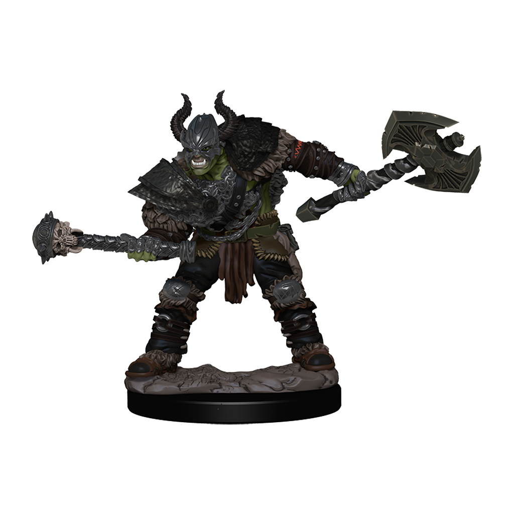 Pathfinder Battles Premium Painted Figure Half-Orc Barbarian Male-1