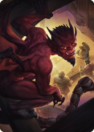 Nefarious Imp Art Card [Commander Legends: Battle for Baldur's Gate Art Series]-1