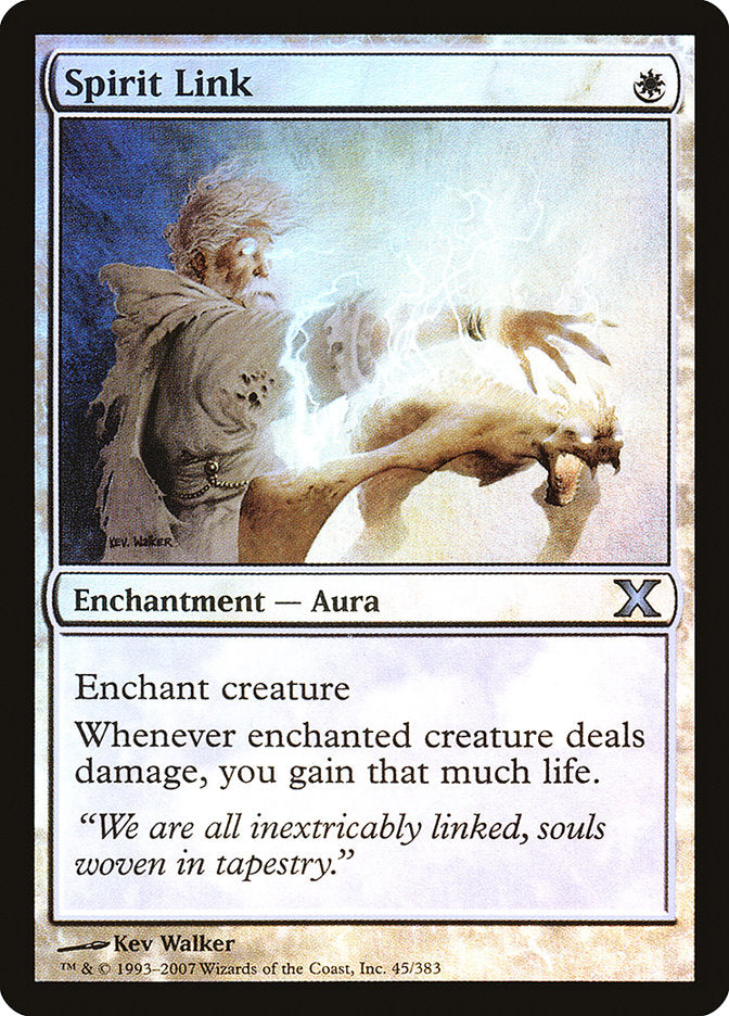Spirit Link (Premium Foil) [Tenth Edition]-1