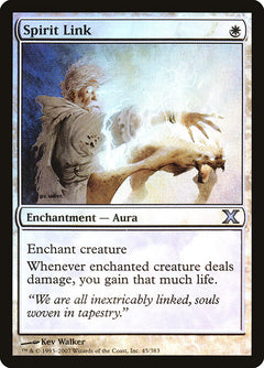 Spirit Link (Premium Foil) [Tenth Edition]-1