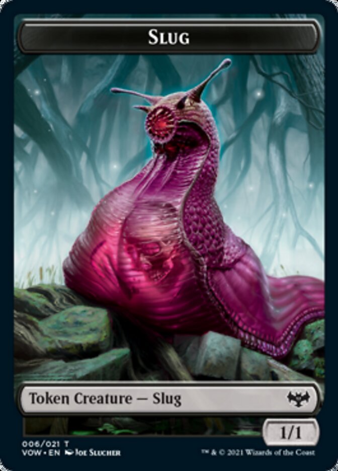 Blood // Slug Double-Sided Token [Innistrad: Crimson Vow Tokens]-2