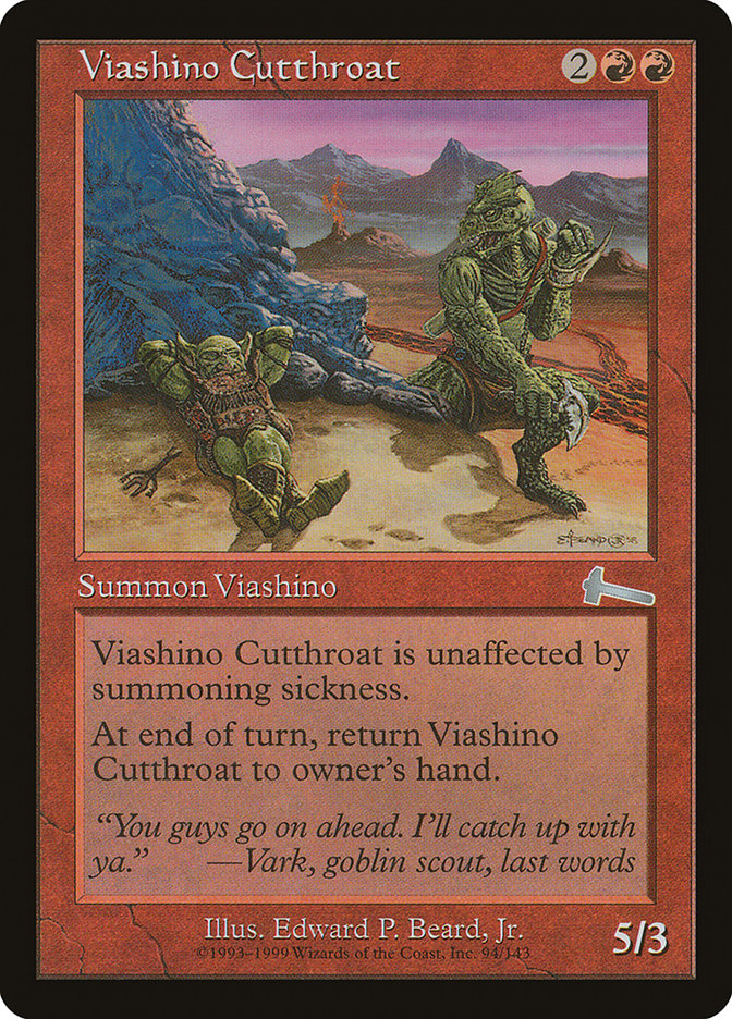 Viashino Cutthroat [Urza's Legacy]-1