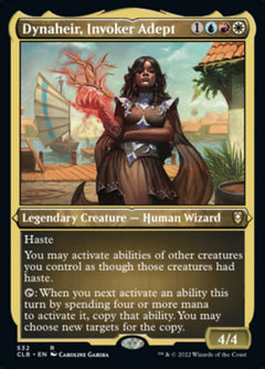Dynaheir, Invoker Adept (Foil Etched) [Commander Legends: Battle for Baldur's Gate]-1