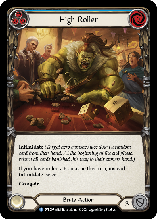 High Roller (Blue) [EVR007] (Everfest)  1st Edition Normal-1