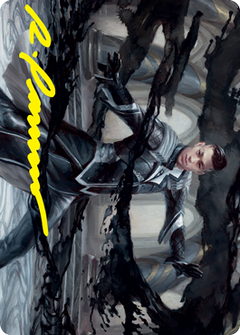Killian, Ink Duelist Art Card (Gold-Stamped Signature) [Strixhaven: School of Mages Art Series]-1