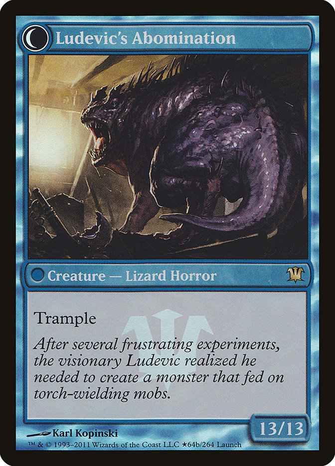 Ludevic's Test Subject // Ludevic's Abomination (Launch) [Innistrad Prerelease Promos]-2